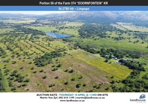 LANDHOUSE PROPERTIES - PROPERTY ON AUCTION - DOORNFONTEIN - TIMED