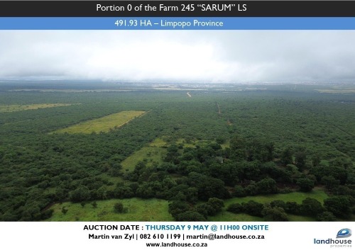 LANDHOUSE PROPERTIES - PORTION 4 OF THE FARM 870 "SWEBESWEBE" LR 989 HA