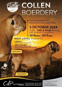 COLLEN BOERDERY 4TH MEATMASTER PRODUCTION AUCTION