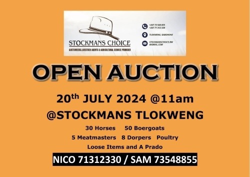 STOCKMANS OPEN AUCTION