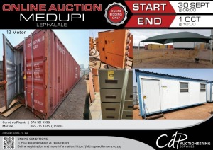 MEDUPI ONLINE TIMED AUCTION - LEPHALALE