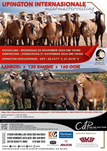 INTERNASIONALE MEATMASTER VEILING - UPINGTON