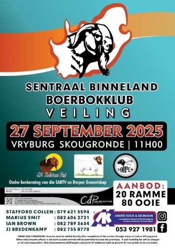 SENTRAAL BINNELAND BOERBOKKLUB