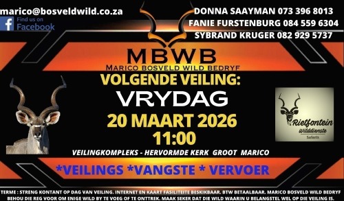 MBWB - MARICO BOSVELD WILD BEDRYF
