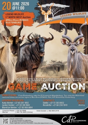LEGEND WILDLIFE GAME AUCTION