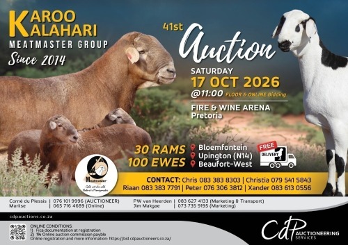 KAROO KALAHARI MEATMASTER GROUP AUCTION