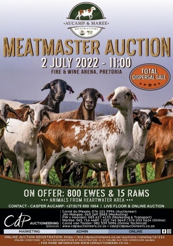 AUCAMP & MAREE MEATMASTER VEILING