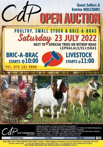 CDP DISPERSAL AND OPEN AUCTION - LEPHALALE