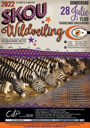 THABAZIMBI WILDLIFE SERVICES WILDVEILING