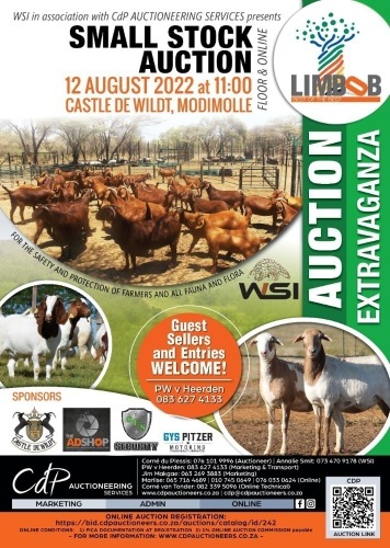 WSI & CDP SMALL STOCK AUCTION @ CASTLE DE WILDT