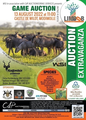 WSI & CDP GAME AUCTION @ CASTLE DE WILDT