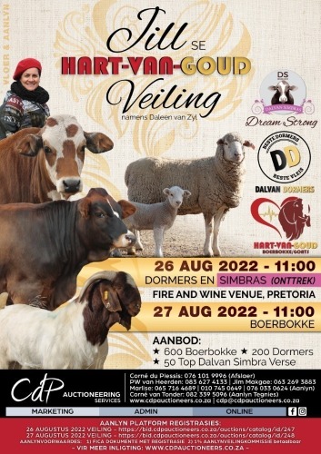 JILL SE HART VAN GOUD -LOS BATE & BOERBOK VEILING