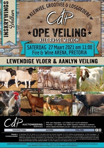 CDP OPE VEILING/OPEN AUCTION - PRETORIA