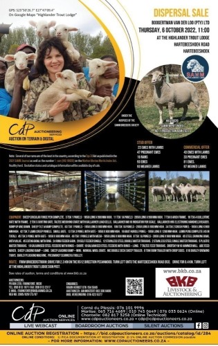 BOOGERTMAN VAN DER LOO DISPERSAL SALE