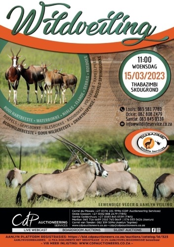 THABAZIMBI WILDLIFE SERVICES WILDVEILING