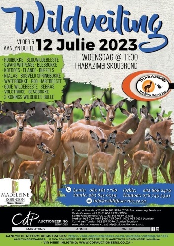 THABAZIMBI WILDLIFE SERVICES WILDVEILING