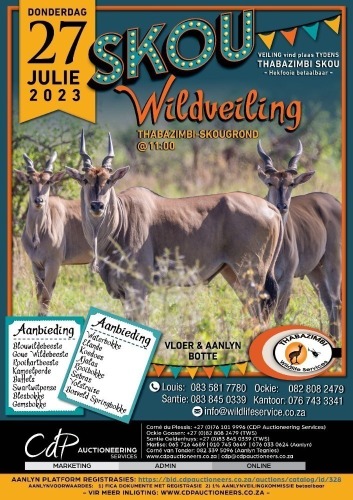 THABAZIMBI WILDLIFE SERVICES WILDVEILING