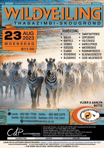 THABAZIMBI WILDLIFE SERVICES WILDVEILING