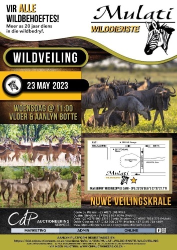 MULATI WILDDIENSTE - WILDVEILING