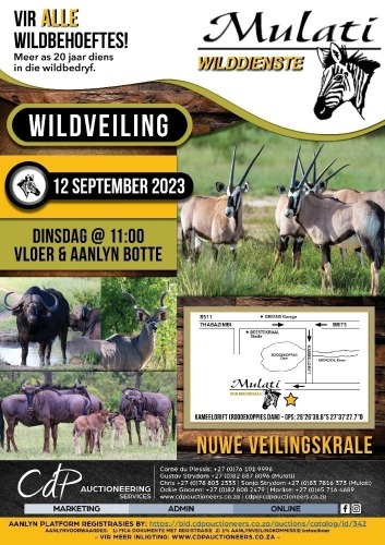 MULATI WILDDIENSTE - WILDVEILING