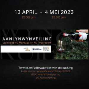 WYNVEILING SAAM MET NG MONTAGU EN NG TYGERPOORT