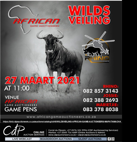 WILDSVEILING - African Game Auctioneers