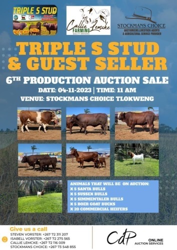 STOCKMANS CHOICE OPEN AUCTION BOTSWANA