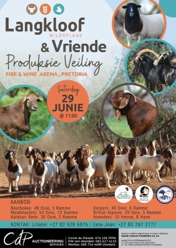 LANGKLOOF GAME FARM 1st PROCUTION AUCTION