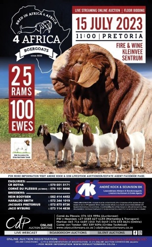 4 AFRICA BOER GOAT AUCTION 