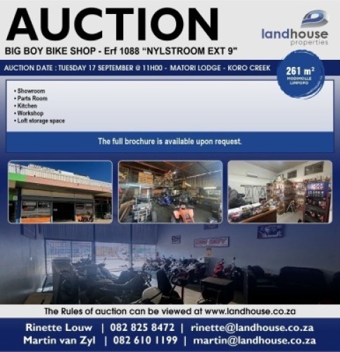 𝗕𝗜𝗚 𝗕𝗢𝗬 𝗕𝗜𝗞𝗘 𝗦𝗛𝗢𝗣 - 𝗘𝗿𝗳 𝟭𝟬𝟴𝟴 &ldquo;𝗡𝗬𝗟𝗦𝗧𝗥𝗢𝗢𝗠 𝗘𝗫𝗧 𝟵" - 𝟮𝟲𝟭𝗺&sup2;