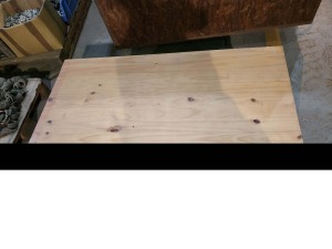 2 - ITEMS Table Wood 0.7m x 1,2m