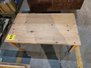 1 - ITEM Table Wood 0.7m x 1,2m