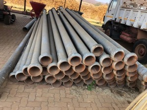 1X IRRIGATION IRRIGATION WATER PIPES (JOBLOT +/- 56)