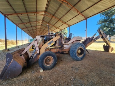 1X CASE 680H CONSTRUCTION KING BACK & FRONT END LOADER - NON RUNNER - KBK 480 GP