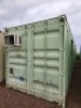 1 - ITEM Container Storage 12M Empty, 1 side door fitted,Condition Fair - 2