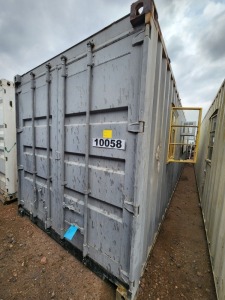 1 - ITEM Container Storage 12M Empty, 2 side doors fitted,Condition Fair