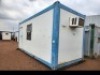 1 - ITEM Park Home 6m x 2,5m with content, 2 side doors - Furniture inside containerntainer -3 x desk, 4 x chairs.Condition good - 2