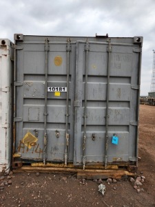 1 - ITEM Container Storage 12M with content ,Junction Boxes and shelves inside of 12m container, to be sold with the container,Condition Fair