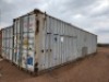 1 - ITEM Container Storage 12M Empty, 1x side door fitted,door missing,Condition Fair - 2