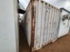 1 - ITEM Container Storage 12M Empty, with shelves welded in.Condition Fair - 3