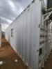 1 - ITEM Container Storage 12M with content , 1 x side door fitted,Furniture inside container - 4 x desks & 15 chairs,content inside to be sold with the container,Condition Fair - 3