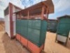 2 - ITEMS Cage steel 2.4m long x .64m wide x 2m high.Roof covered with flat sheeting. - 3