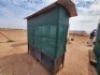 2 - ITEMS Cage steel 2.4m long x .64m wide x 2m high.Roof covered with flat sheeting. - 4