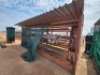 2 - ITEMS Cage steel 6m long x 3m wide x 2.5m high.Roof covered with IBR sheeting. - 4