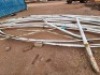 22 - ITEMS Car port structure with no nets.
13 x Cross beams 
9 x Uprights