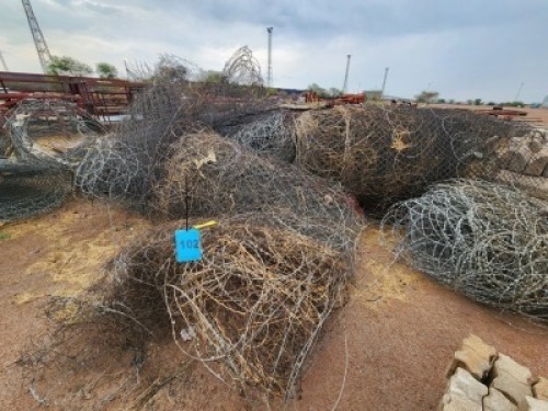 25 - ITEMS Fencing wire used1.8m highEstimate of 30 rolls