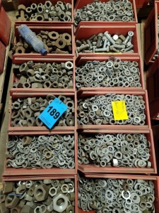 309kg Bolts, nuts & washers
M16, M20, M24, M32
Galvanised & Mild Steel