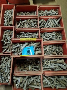 359kg Bolts, nuts & washers
M12, M16, M20, M24
Galvanised & Mild Steel