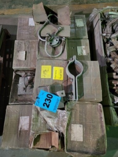 174kg U-bolts
Brackets
Galvanised
DN100