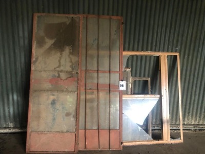 Job Lot Window frames and Glass doors